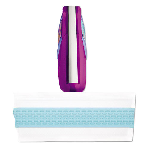 Wetjet Mop, 11 X 5 White Cloth Head, 46" Purple/silver Aluminum/plastic Handle