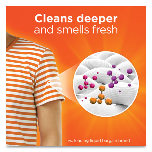 Cápsulas, detergente para ropa, Clean Breeze, 35/paquete, 4 paquetes/cartón
