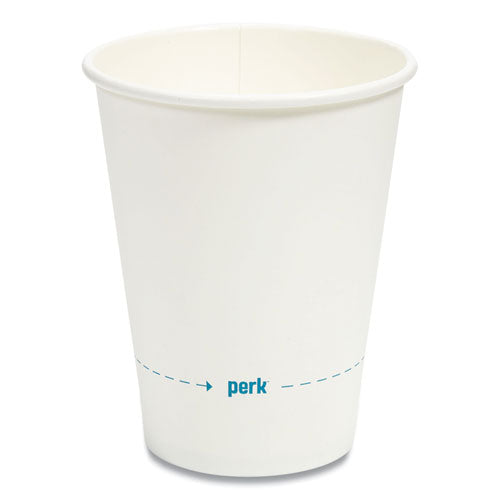 Vasos de papel blanco para bebidas calientes, 12 oz, 50/paquete