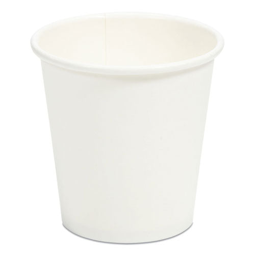 Vasos de papel blanco para bebidas calientes, 3 oz, 100/paquete