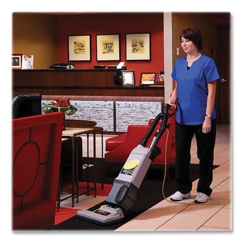 Aspiradora vertical Proforce 1500xp, recorrido de limpieza de 15", gris/negro