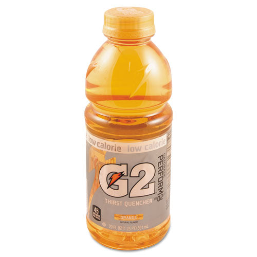 G2 Perform 02 Calmante de la sed bajo en calorías, ponche de frutas, botella de 20 oz, 24/cartón