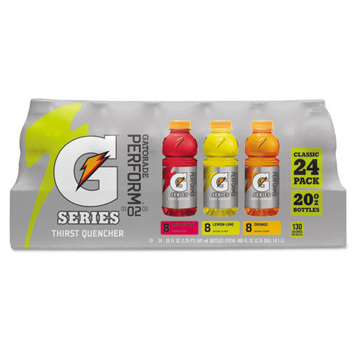 G-series Perform 02 Thirst Quencher Fruit Punch, botella de 20 oz, 24/cartón