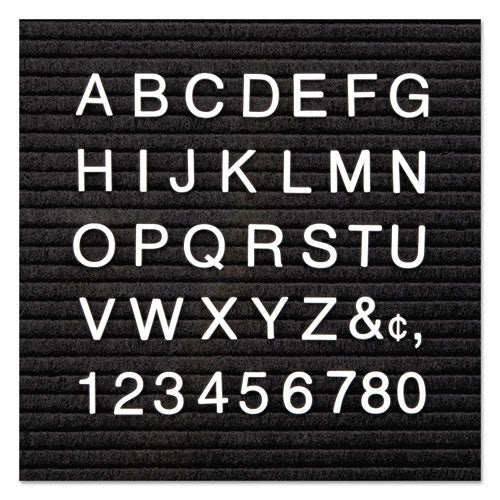 thumbnail image 2 of Quartet White Plastic Letter Sets - 300 Piece Pin-Back Characters For Bulletin Boards & Signs 2 of 10