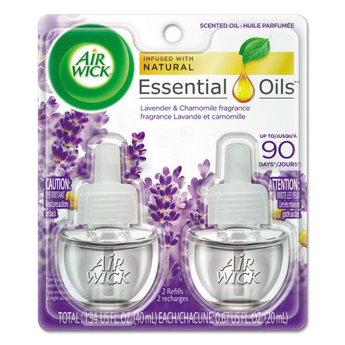 Scented Oil Refill, Lavender And Chamomile, 0.67 Oz, 2/pack