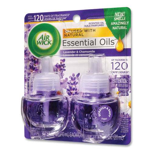 Scented Oil Refill, Lavender And Chamomile, 0.67 Oz, 2/pack