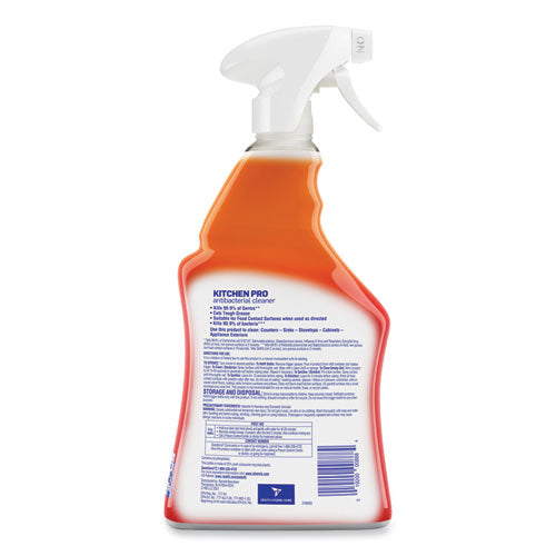 Kitchen Pro Antibacterial Cleaner, Citrus Scent, 22 Oz Spray Bottle