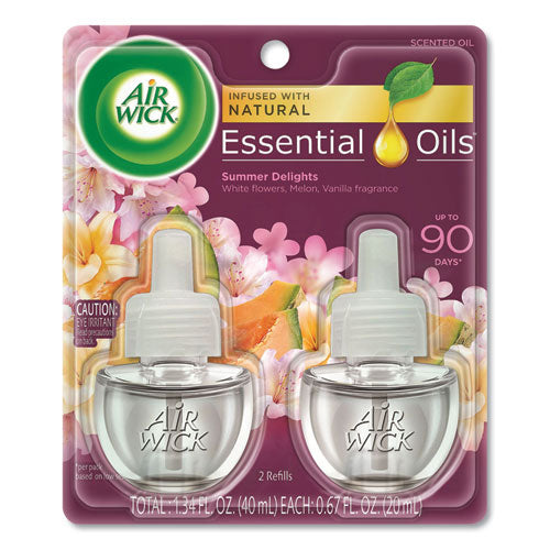 Recambios de aceite perfumado Life Scents, Paradise Retreat, 0.67 oz, 2/paquete, 6 paquetes/cartón