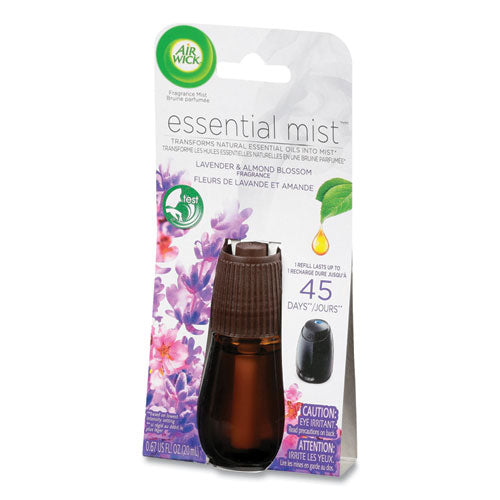 Repuesto de Essential Mist, flor de lavanda y almendra, botella de 0.67 oz, 6/cartón