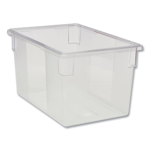 Cajas para alimentos/tote, 21.5 gal, 26 x 18 x 15, transparentes, de plástico