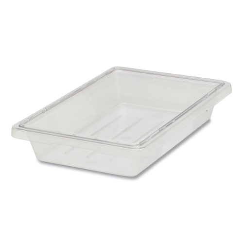 Cajas para alimentos/tote, 5 gal, 12 x 18 x 9, transparentes, de plástico