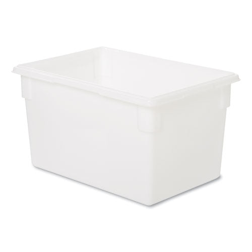 Cajas para alimentos/tote, 21.5 gal, 26 x 18 x 15, blancas, de plástico