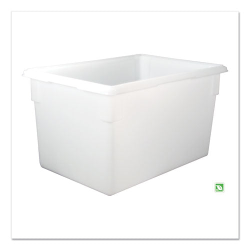 Cajas para alimentos/tote, 21.5 gal, 26 x 18 x 15, blancas, de plástico