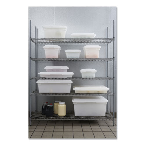 Cajas para alimentos/tote, 21.5 gal, 26 x 18 x 15, blancas, de plástico