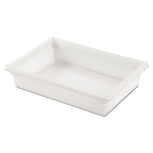 Cajas para alimentos/tote, 8.5 gal, 26 x 18 x 6, blancas, de plástico