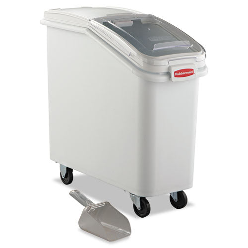 Prosave Mobile Ingredient Bin, 26.18 Gal, 15.5 X 29.5 X 28, White, Plastic