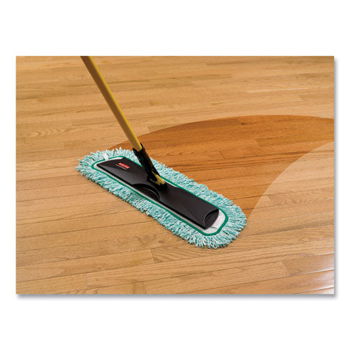 Hygen Dry Dusting Mop Heads With Fringe, 36", microfibra, verde