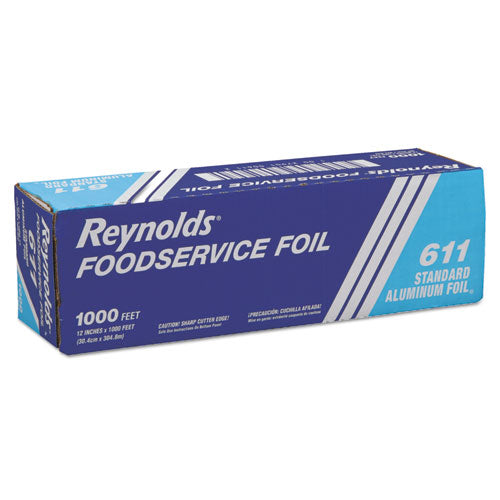 Standard Aluminum Foil Roll, 12" X 75 Ft, Silver