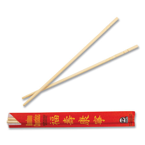 Chopolystyreneticks, Bamboo, 9", Natural, 1000/carton