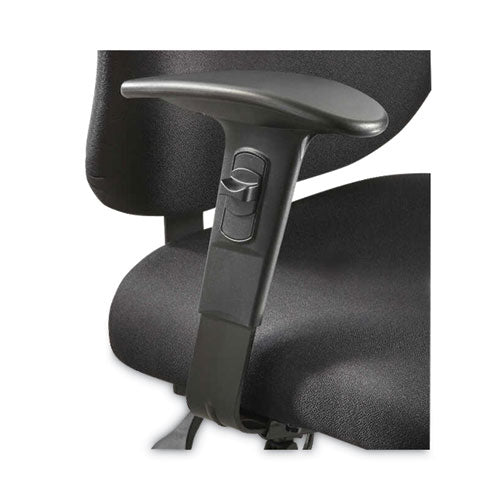 Silla de uso intensivo Alday, soporta hasta 500 lb, altura del asiento de 17.5" a 20", color negro