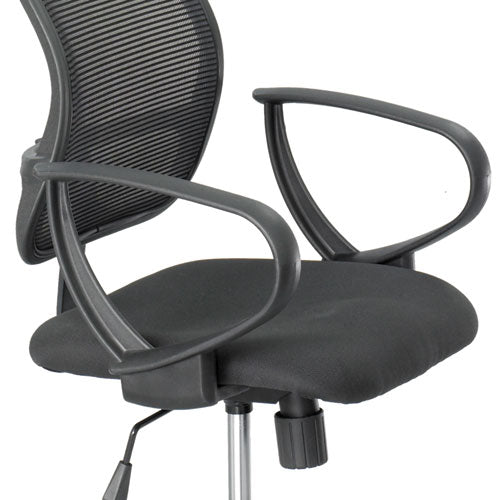 Kit de brazo de bucle opcional para sillas de altura extendida de malla para sillas de altura extendida de malla Safco Vue, negro, 2/juego