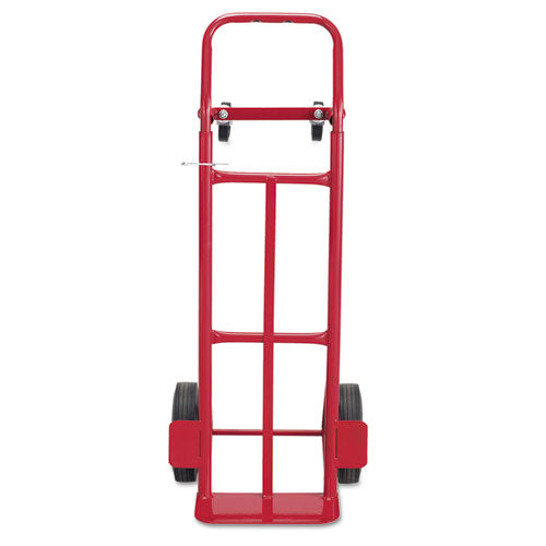 Carretilla de mano convertible bidireccional, capacidad de 500 a 600 lb, 18 x 51, roja