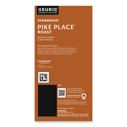 Paquete de K-tazas de café Pike Place, 24/caja