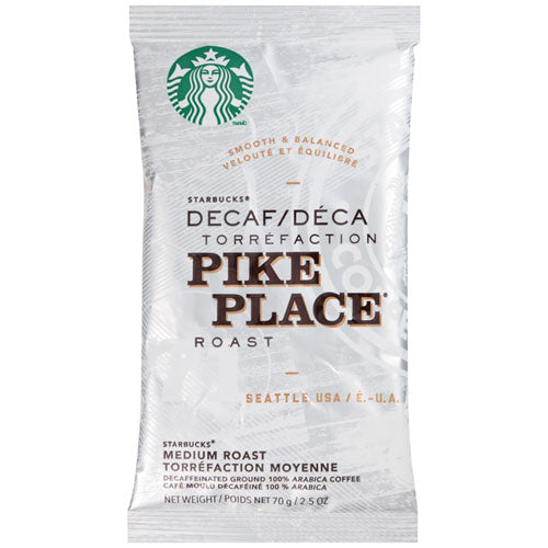 Coffee, Pike Place Decaf, 2 1/2 Oz Packet, 18/box