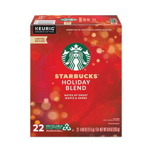 Holiday Blend Coffee, tazas K, 22/caja, 4 cajas/cartón