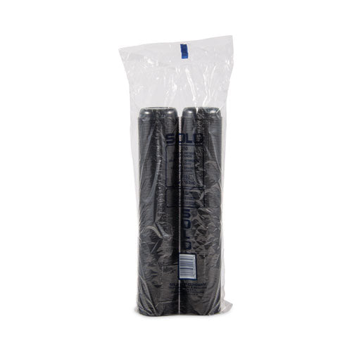 Vasos de poliestireno para porciones, 2.5 oz, negro, 250/bolsa, 10 bolsas/cartón
