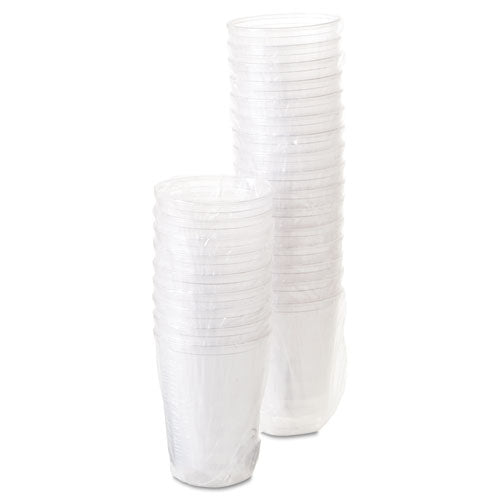 Ultra Clear Pete Cold Cups, 10 oz, envueltos individualmente, 25/manguito, 20 manguitos/cartón