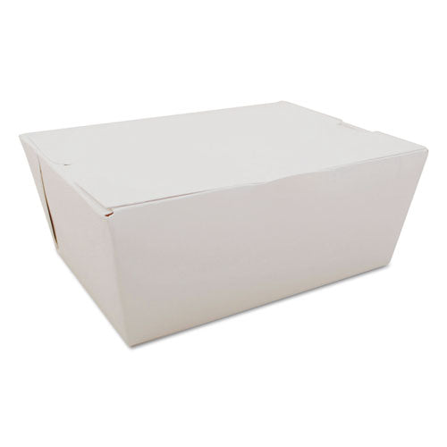 Cajas para llevar Champpak, #1, 4.38 X 3.5 X 2.5, Kraft, Papel, 450/cartón