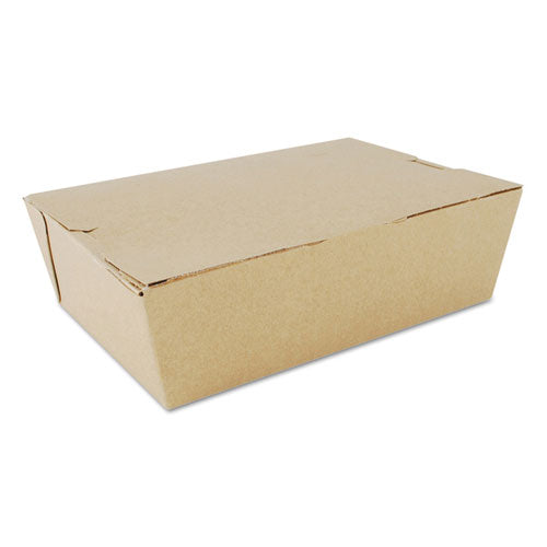 Cajas para llevar Champpak, 7.75 x 5.5 x 2.5, negras, papel, 200/cartón