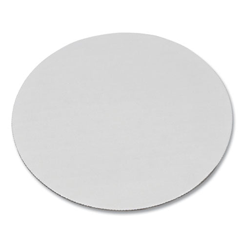 Círculos para pastel de color blanco brillante, 8" de diámetro, blanco, papel, 100/cartón