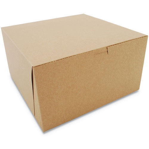 Cajas para panadería, estándar, 12 x 12 x 5, blancas, papel, 100/cartón