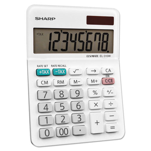 Mini calculadora de escritorio El-310wb, Lcd de 8 dígitos