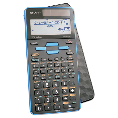 Calculadora científica El-w535tgbbl, LCD de 16 dígitos