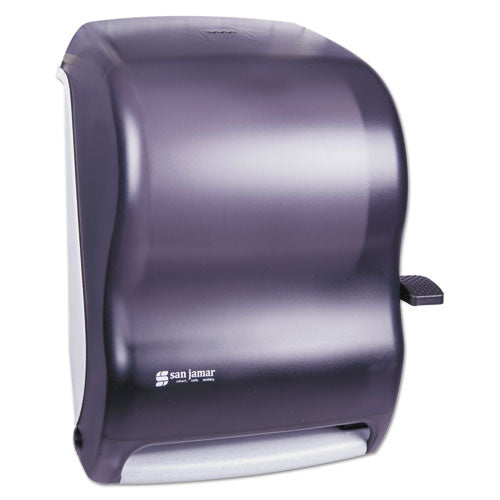 Dispensador de toallas en rollo con palanca, Oceans, 12.94 X 9.25 X 16.5, Black Pearl