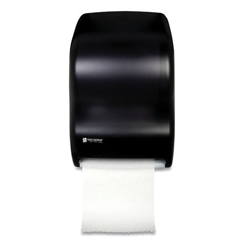 Dispensador de toallas en rollo sin contacto Tear-n-dry, 11.75 x 9 x 15.5, perla negra