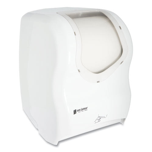 Smart System With Iq Sensor Towel Dispenser, 16.5 X 9.75 X 12, White/clear