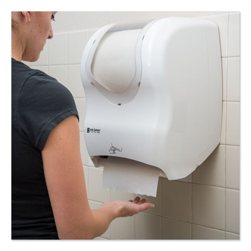 Smart System With Iq Sensor Towel Dispenser, 16.5 X 9.75 X 12, White/clear