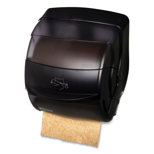 Dispensador de toallas en rollo con palanca Integra, 11.5 x 11.25 x 13.5, Black Pearl