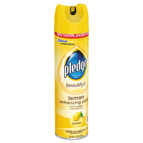 Pulidor de muebles, limón, aerosol de 14.2 oz