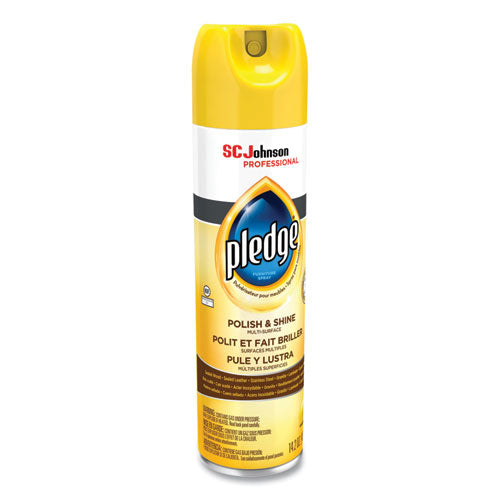 Cera para muebles, limón, aerosol de 14.2 oz, 6 por caja