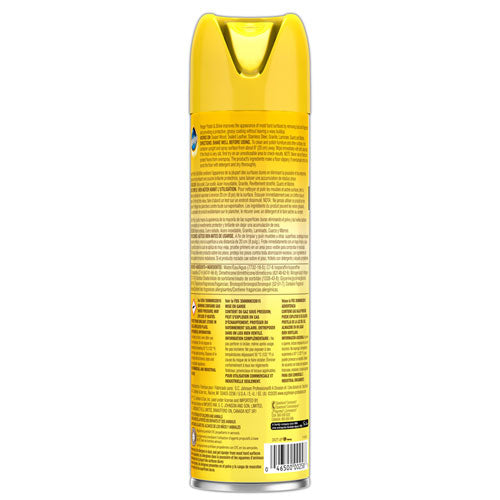 Cera para muebles, limón, aerosol de 14.2 oz, 6 por caja