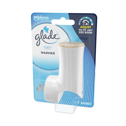 Soporte calentador de aceite perfumado Plug-ins, 4,45 x 6,25 x 11,45, blanco