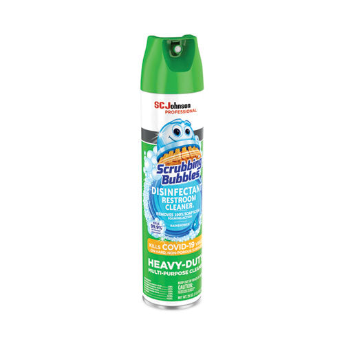 Disinfectant Restroom Cleaner Ii, Rain Shower Scent, 25 Oz Aerosol Spray