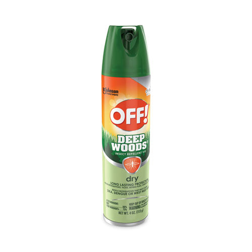 Deep Woods Dry Insect Repellent, 4 Oz Aerosol Spray, Neutral, 12/carton