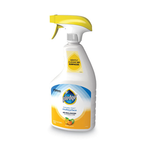 Ph-balanced Everyday Clean Multisurface Cleaner, Clean Citrus Scent, 25 Oz Trigger Spray Bottle, 6/carton