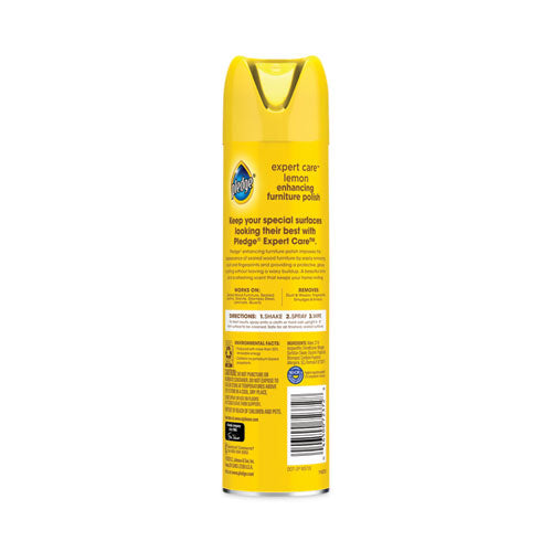 Cera para muebles, limón, aerosol de 9.7 oz, 6 por caja